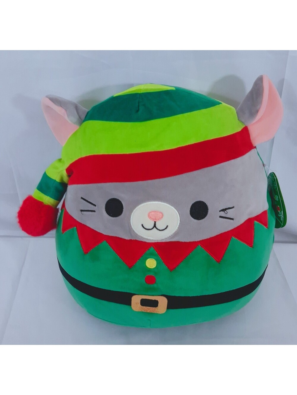 MISTY Elf Kid Christmas MICE 12" SQUISHMALLOWS 2013 Holidays Brand-NEW w/Tag